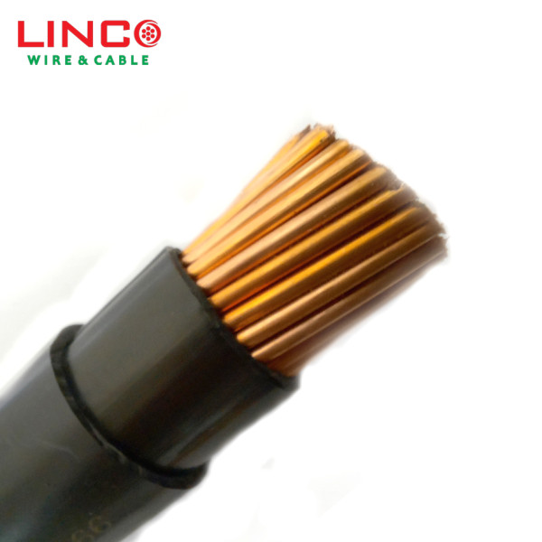 Single core copper power cables with XLPE insulation and PVC or PE sheath